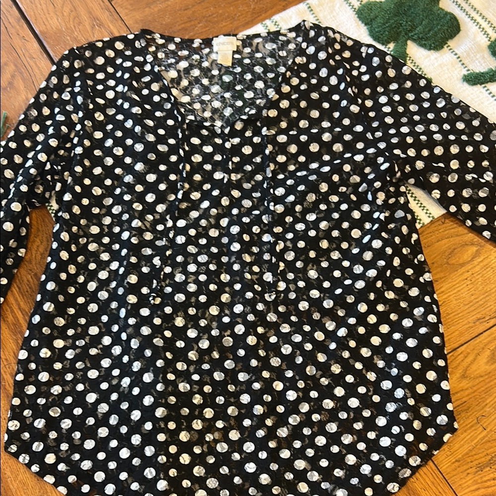 Polka Dot Women's Top